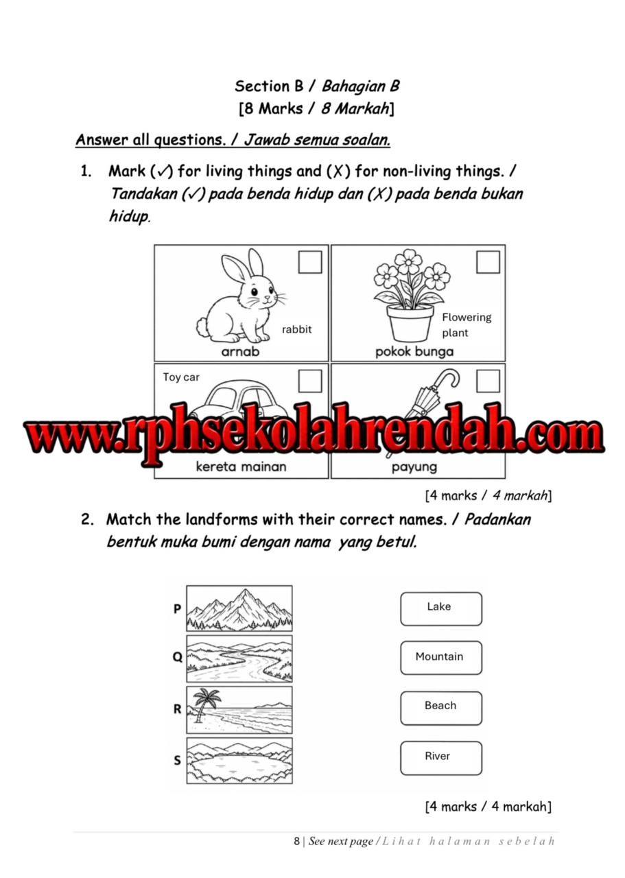 PASA - SCIENCE DLP YEAR 1 2026 (Set 1 - Soalan Sahaja) PASA - SCIENCE DLP YEAR 1 2026 (Set 1 - Soalan Sahaja) - Image 4