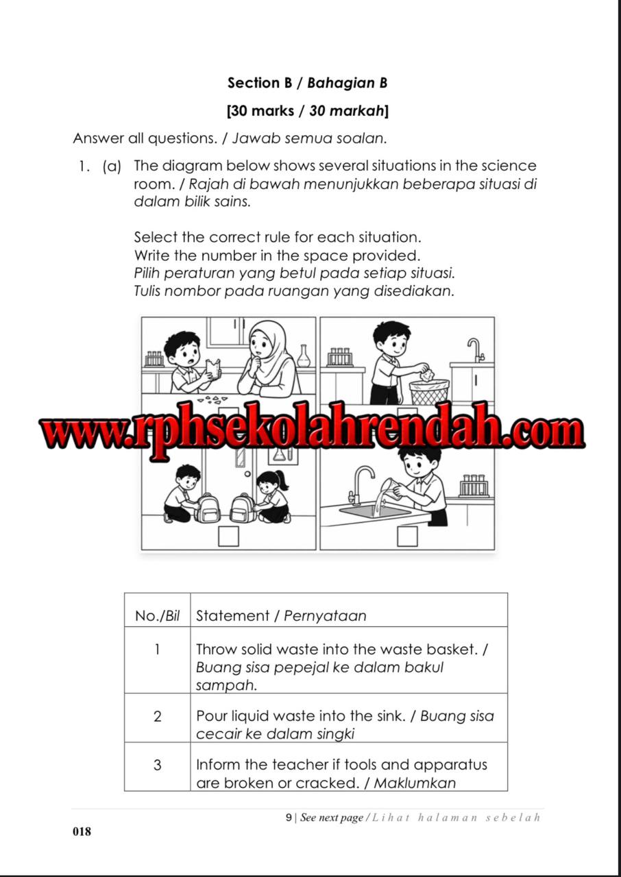 PASA - SCIENCE DLP YEAR 2 2026 (Set 1 - Soalan Sahaja) PASA - SCIENCE DLP YEAR 2 2026 (Set 1 - Soalan Sahaja) - Image 4