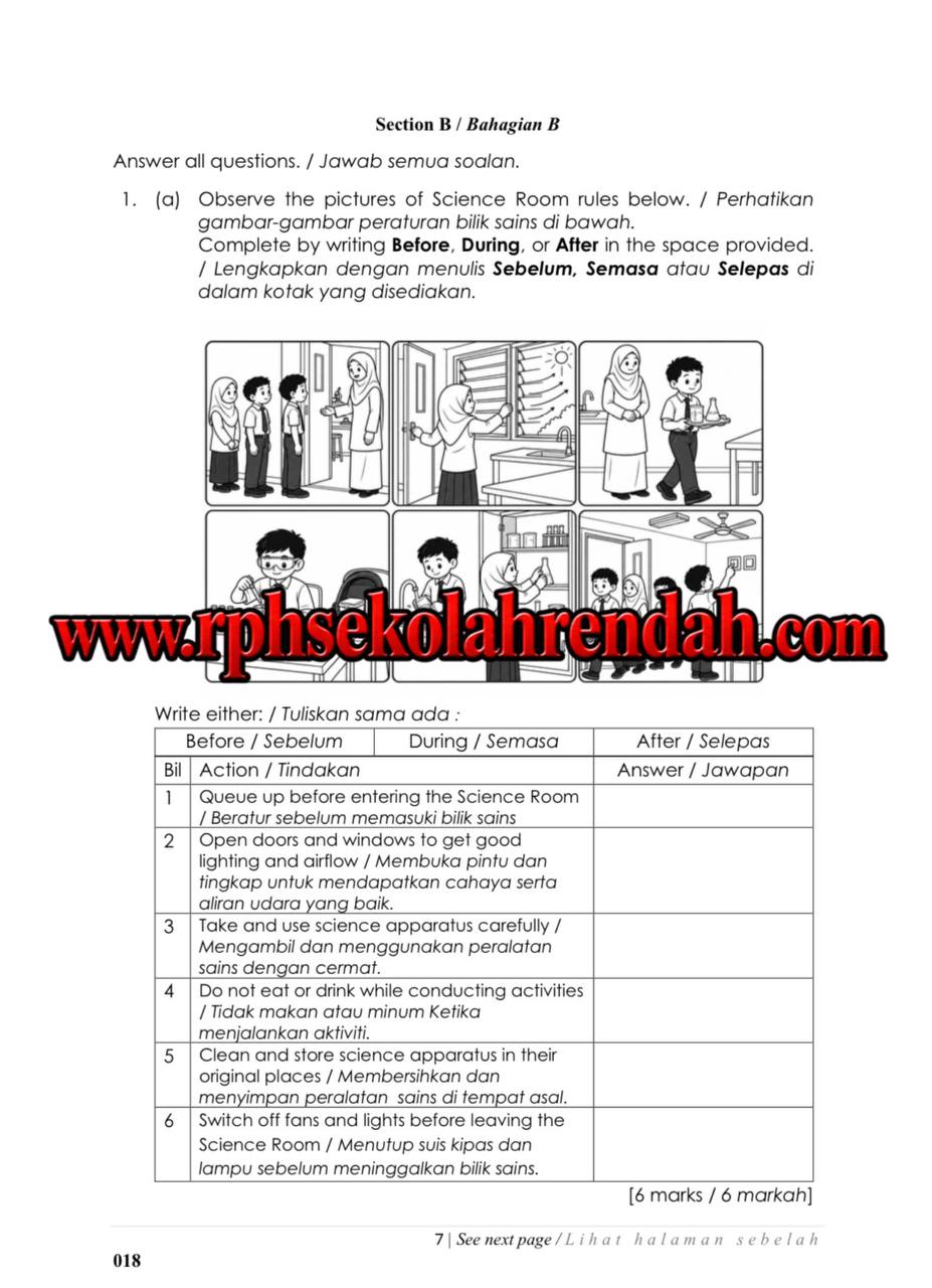 PASA - SCIENCE DLP YEAR 3 2026 (Set 1 - Soalan Sahaja) PASA - SCIENCE DLP YEAR 3 2026 (Set 1 - Soalan Sahaja) - Image 4